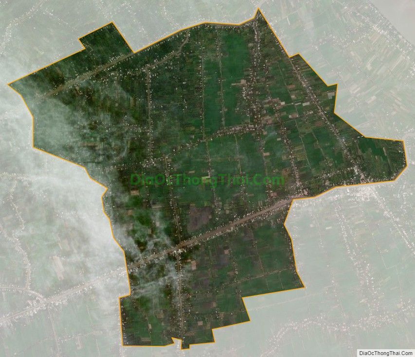 Bản đồ vệ tinh xã Trinh Phú, huyện Kế Sách