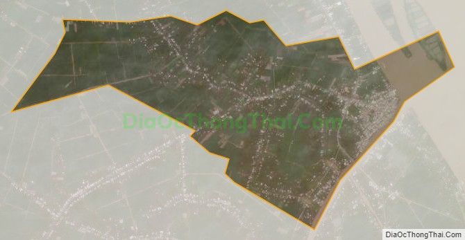 Bản đồ vệ tinh Thị trấn Đại Ngãi, huyện Long Phú
