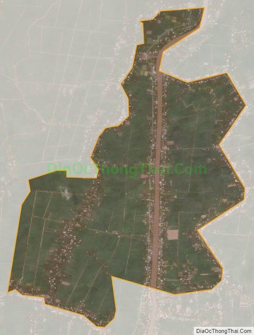 Bản đồ vệ tinh xã Phú Hữu, huyện Long Phú
