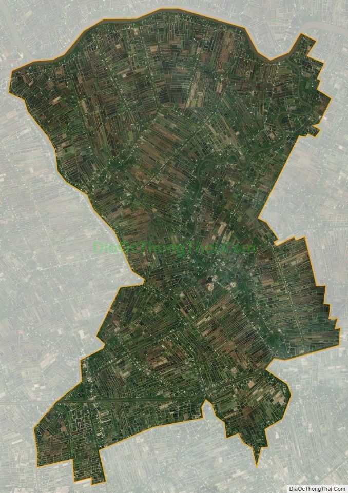 Bản đồ vệ tinh xã Hòa Tú 1, huyện Mỹ Xuyên