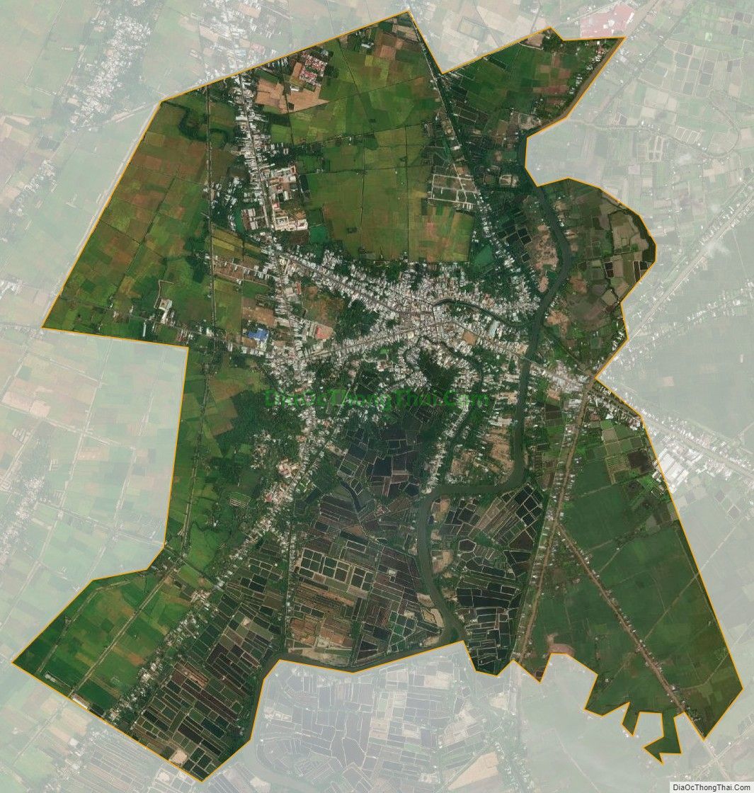 Bản đồ vệ tinh Thị trấn Mỹ Xuyên, huyện Mỹ Xuyên