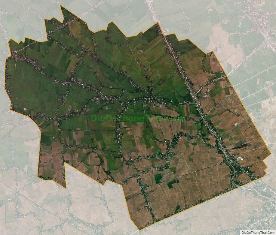 Bản đồ vệ tinh xã Thạnh Trị, huyện Thạnh Trị