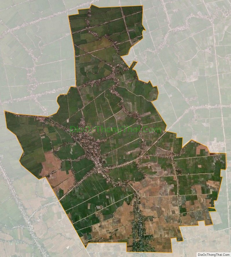 Bản đồ vệ tinh xã Tuân Tức, huyện Thạnh Trị