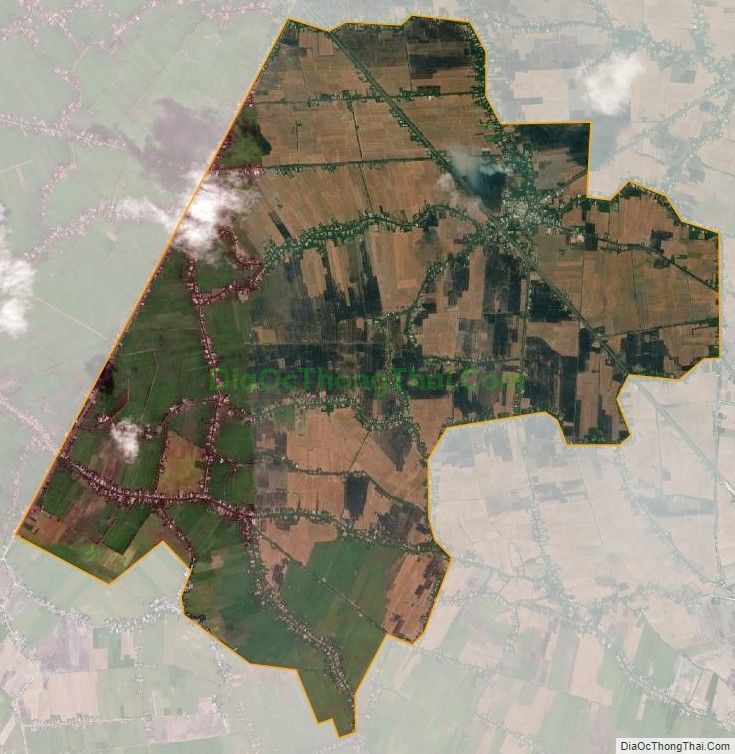 Bản đồ vệ tinh xã Vĩnh Lợi, huyện Thạnh Trị