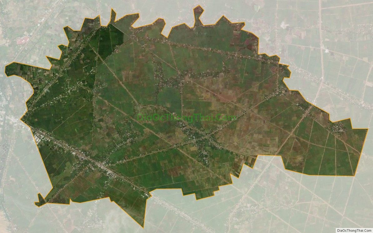 Bản đồ vệ tinh xã Tài Văn, huyện Trần Đề