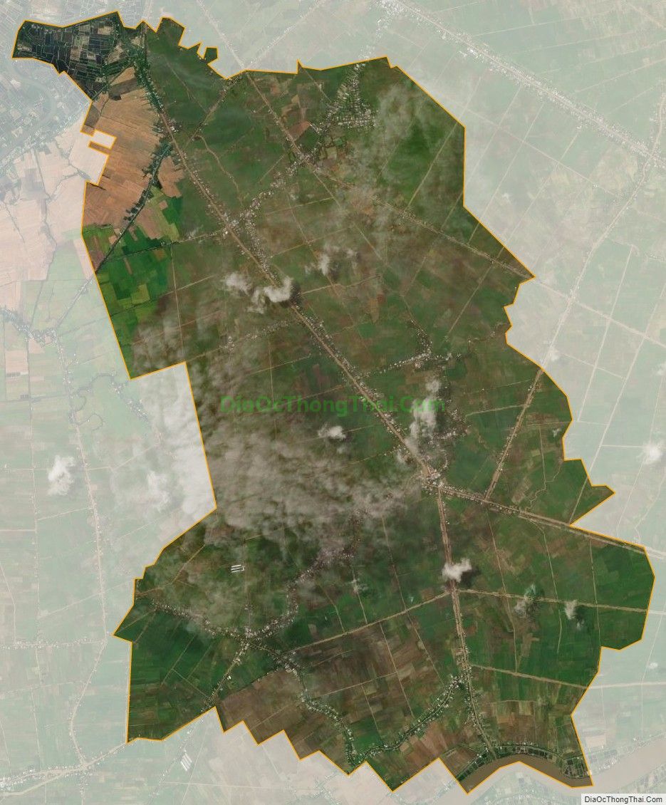 Bản đồ vệ tinh xã Thạnh Thới An, huyện Trần Đề
