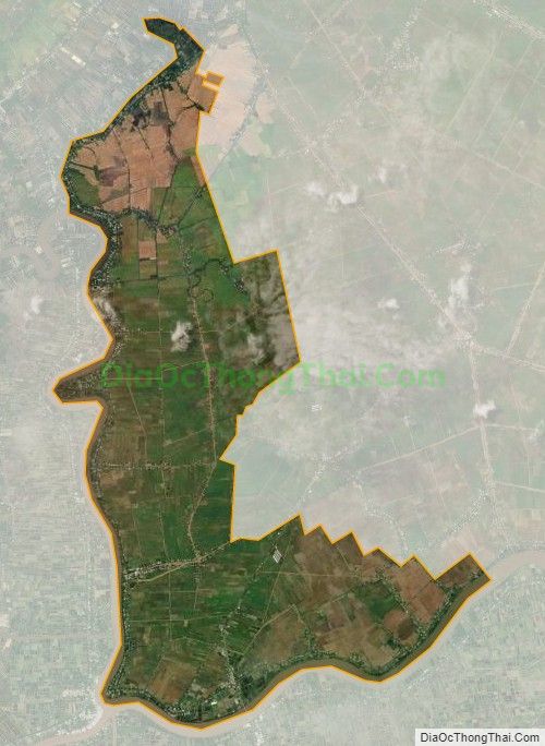 Bản đồ vệ tinh xã Thạnh Thới Thuận, huyện Trần Đề