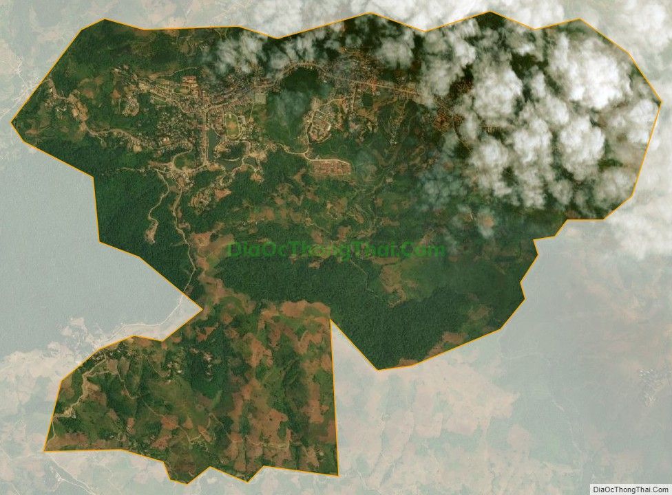 Bản đồ vệ tinh Thị trấn Bắc Yên, huyện Bắc Yên