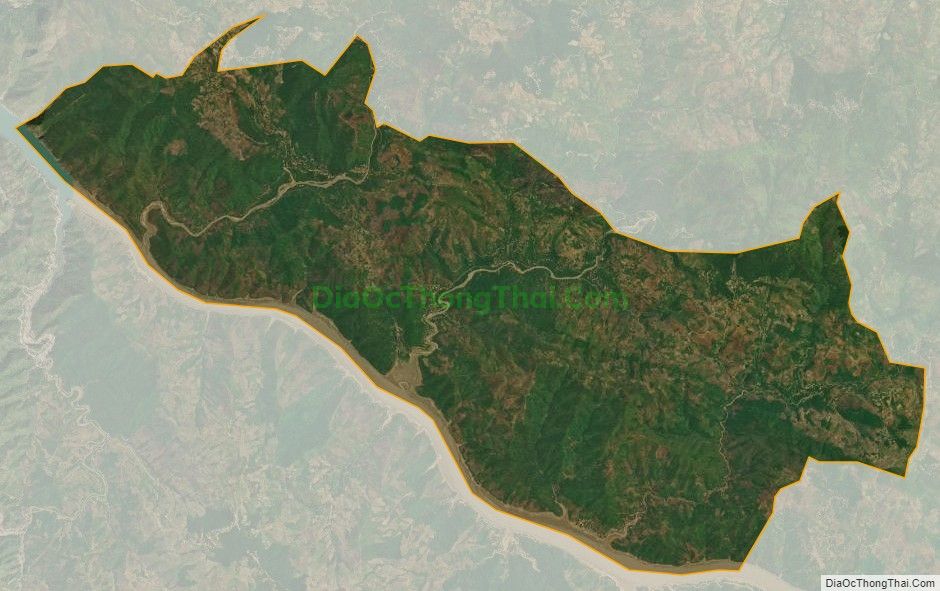 Bản đồ vệ tinh xã Chim Vàn, huyện Bắc Yên