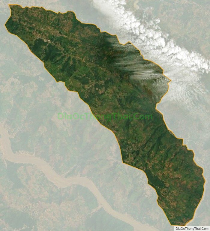 Bản đồ vệ tinh xã Hồng Ngài, huyện Bắc Yên