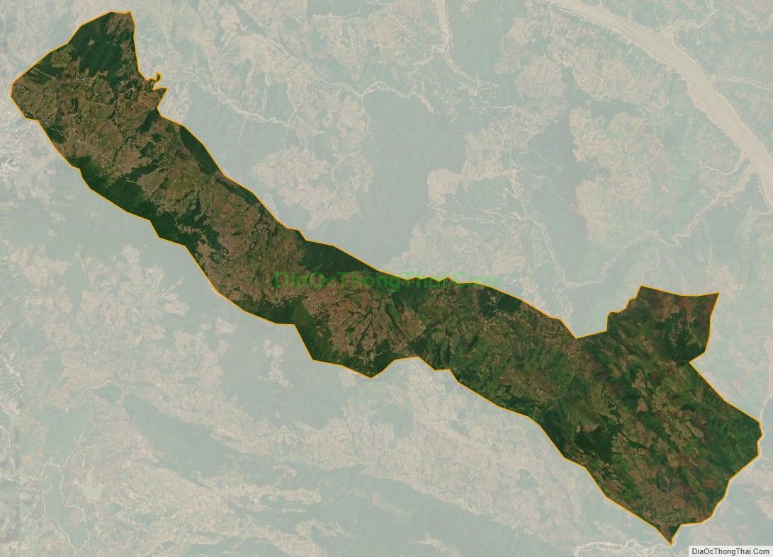 Bản đồ vệ tinh xã Hua Nhàn, huyện Bắc Yên