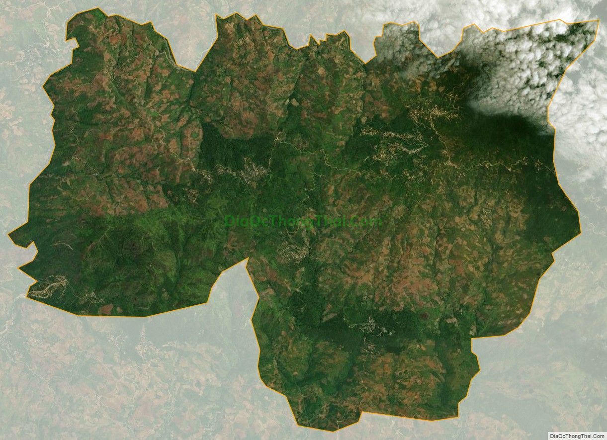 Bản đồ vệ tinh xã Làng Chếu, huyện Bắc Yên