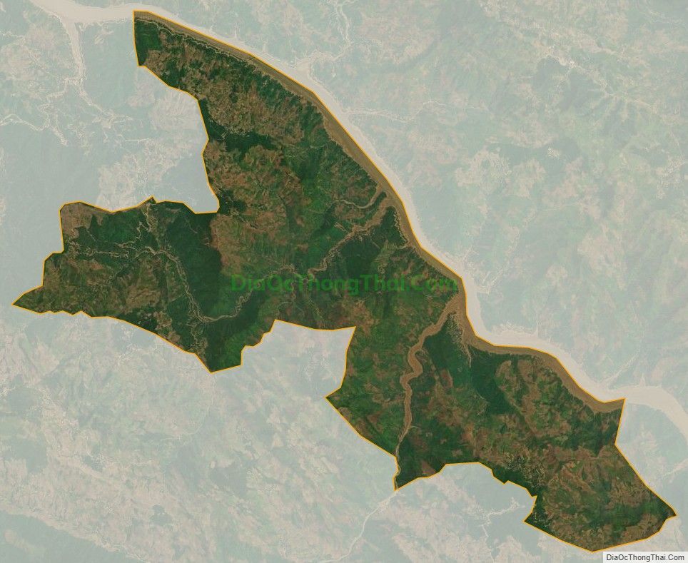 Bản đồ vệ tinh xã Tạ Khoa, huyện Bắc Yên