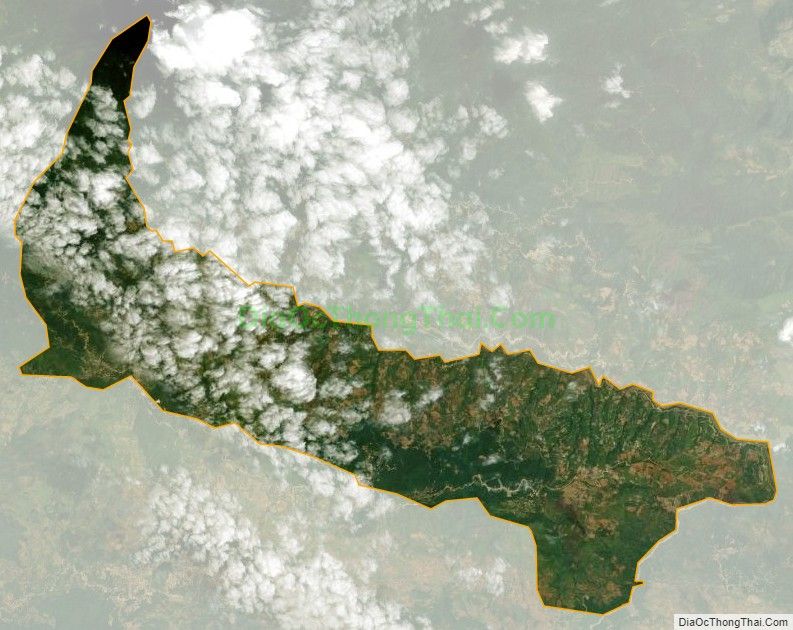 Bản đồ vệ tinh xã Tà Xùa, huyện Bắc Yên