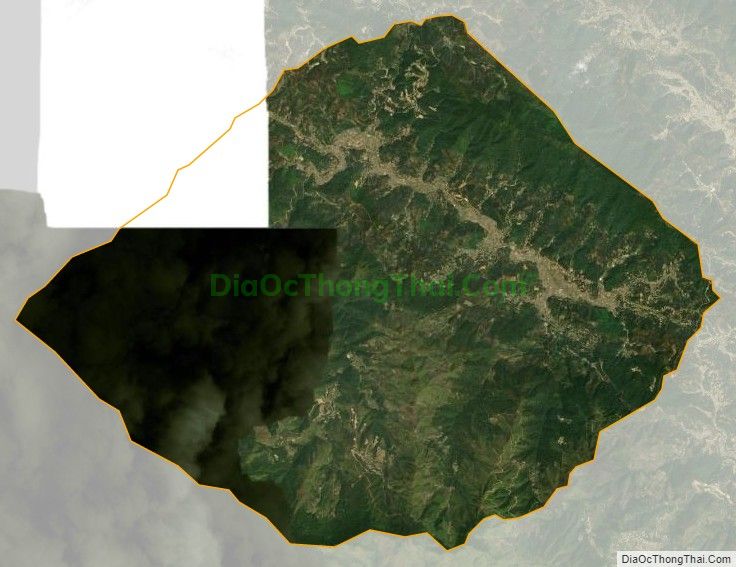 Bản đồ vệ tinh xã Chiềng Chung, huyện Mai Sơn