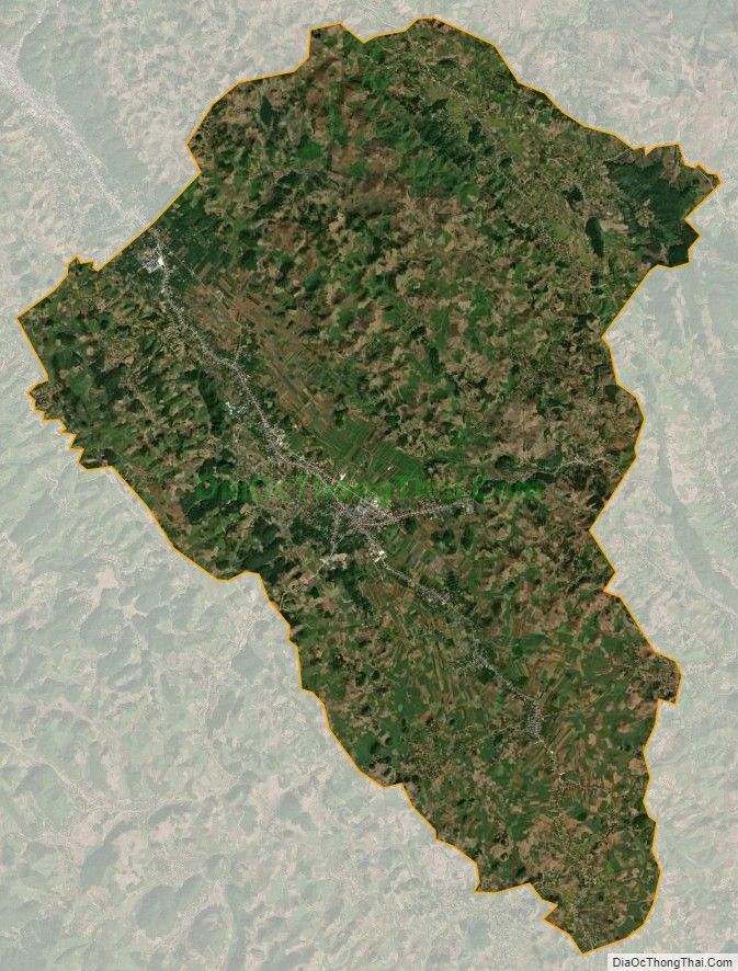 Bản đồ vệ tinh xã Cò Nòi, huyện Mai Sơn