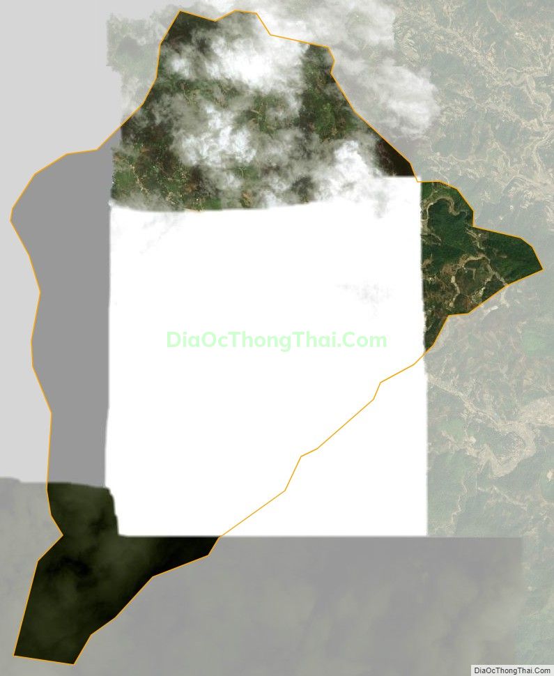 Bản đồ vệ tinh xã Mường Chanh, huyện Mai Sơn