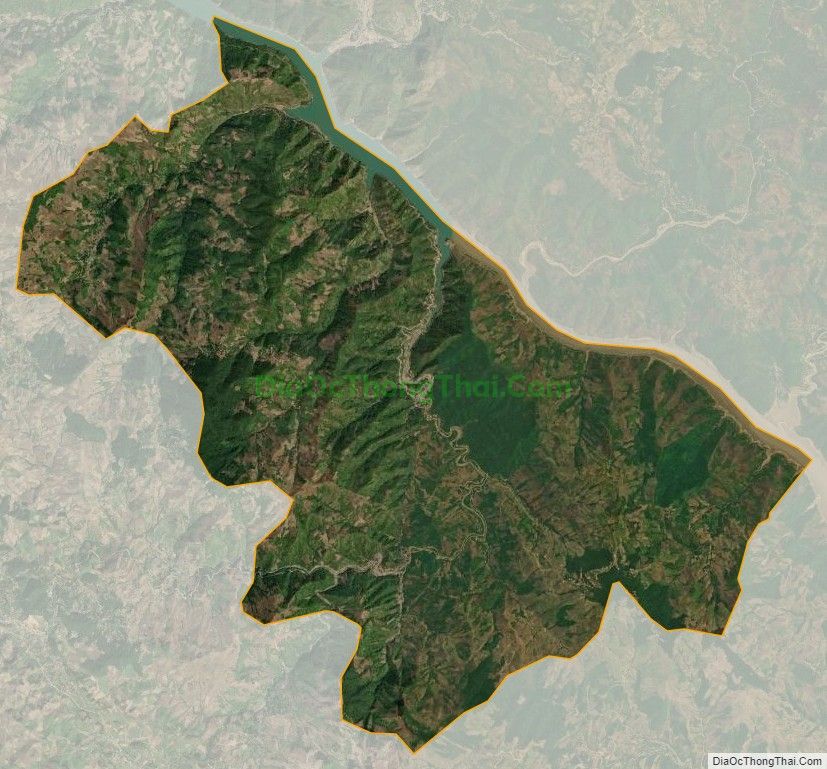 Bản đồ vệ tinh xã Tà Hộc, huyện Mai Sơn