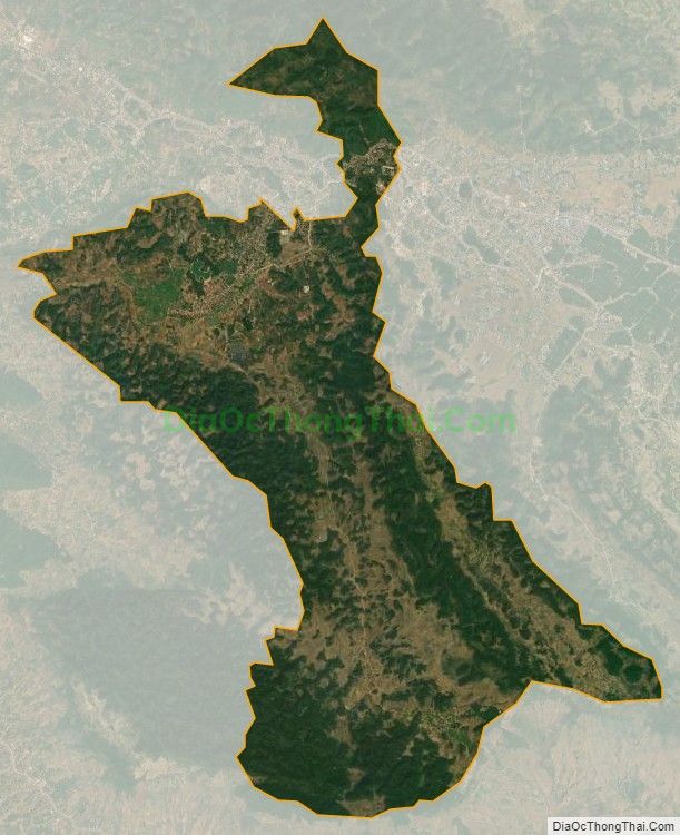 Bản đồ vệ tinh xã Đông Sang, huyện Mộc Châu