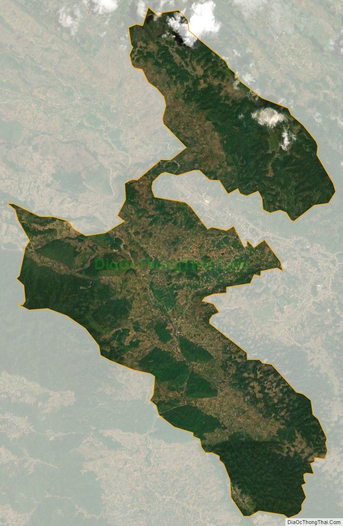 Bản đồ vệ tinh xã Mường Sang, huyện Mộc Châu
