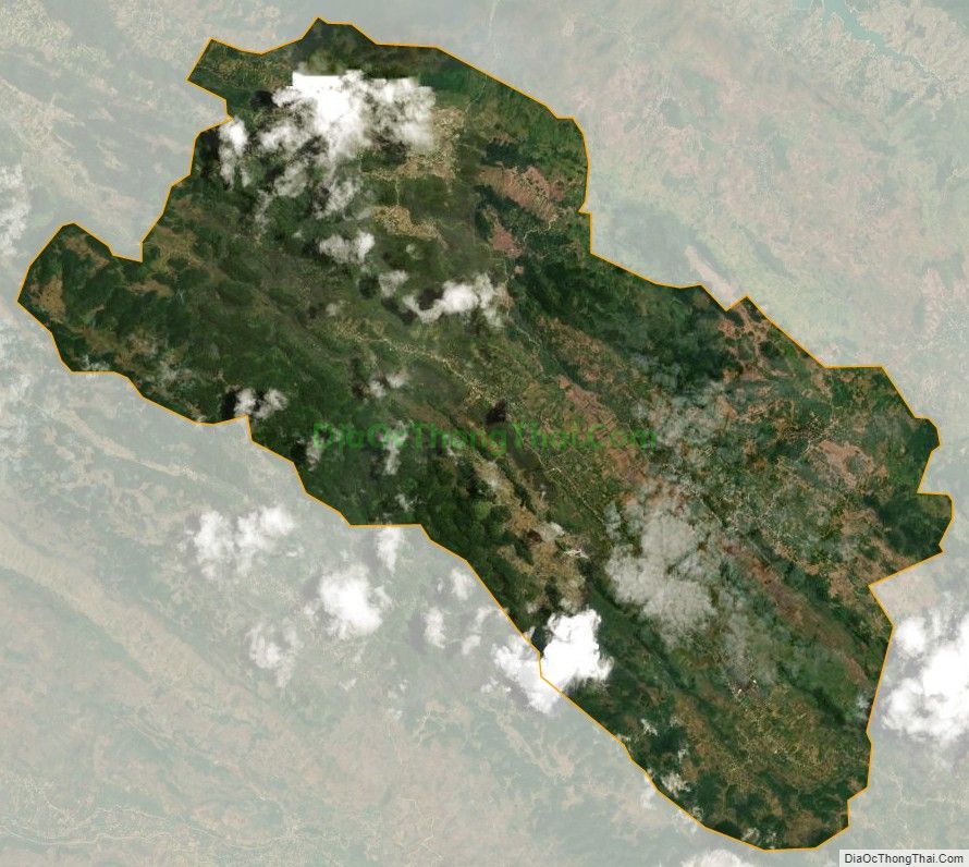 Bản đồ vệ tinh xã Tân Lập, huyện Mộc Châu