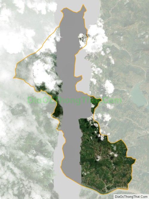 Bản đồ vệ tinh xã Nậm Giôn, huyện Mường La