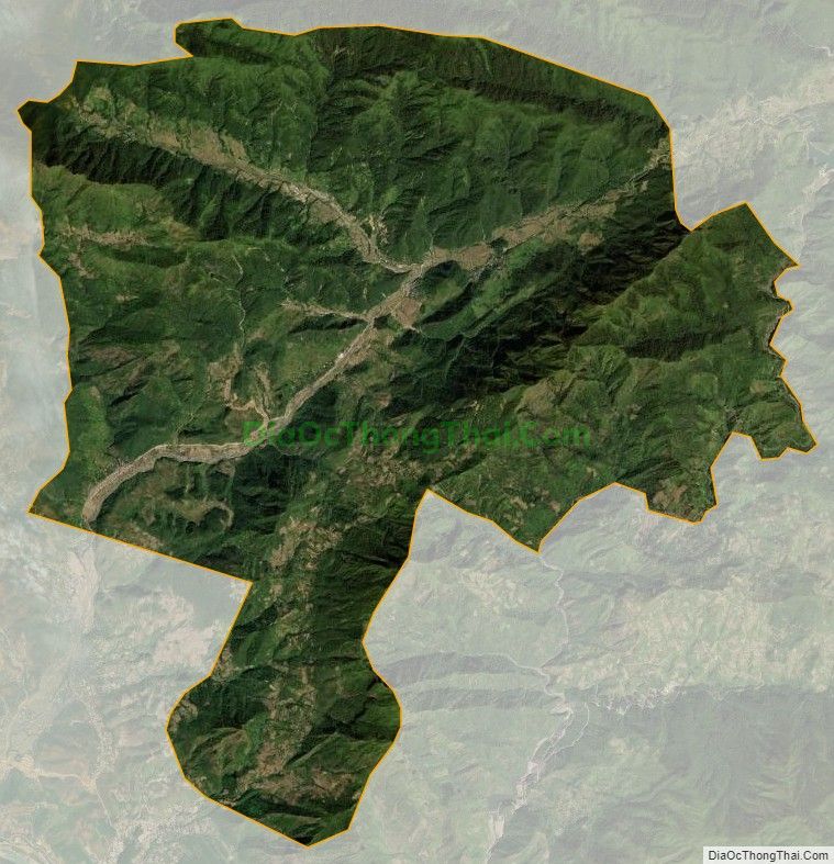 Bản đồ vệ tinh xã Nậm Păm, huyện Mường La