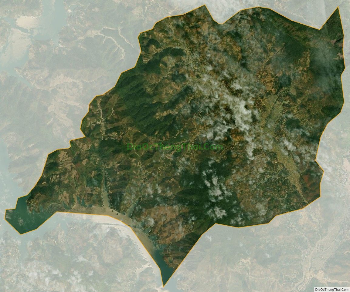Bản đồ vệ tinh xã Pi Toong, huyện Mường La