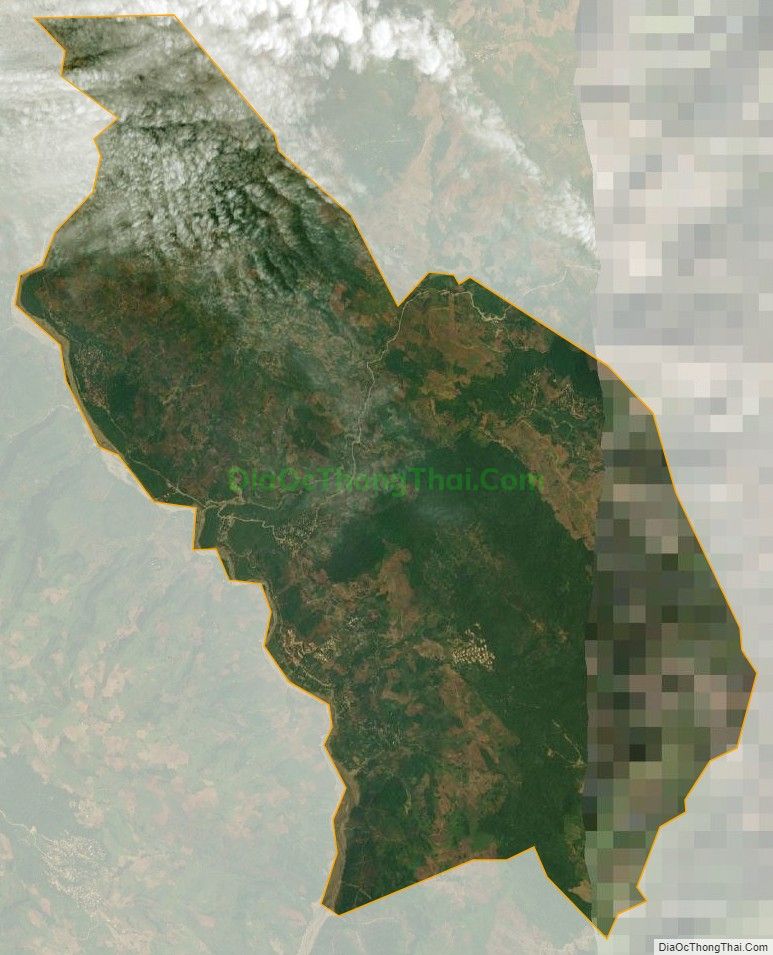 Bản đồ vệ tinh xã Sập Xa, huyện Phù Yên
