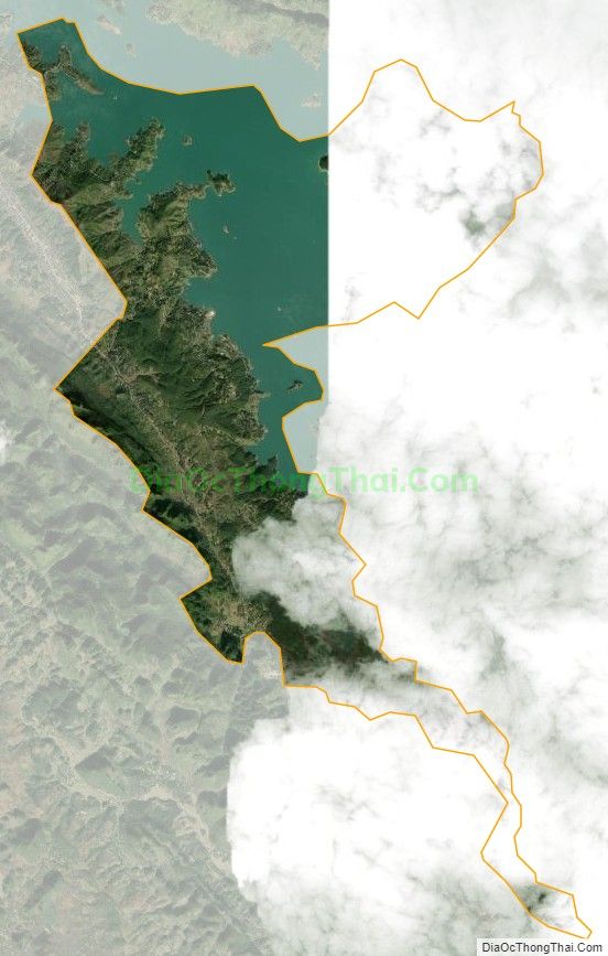 Bản đồ vệ tinh xã Chiềng Bằng, huyện Quỳnh Nhai