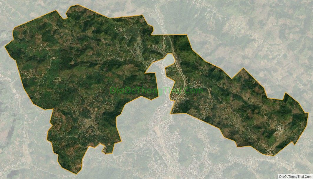 Bản đồ vệ tinh phường Chiềng An, thành phố Sơn La