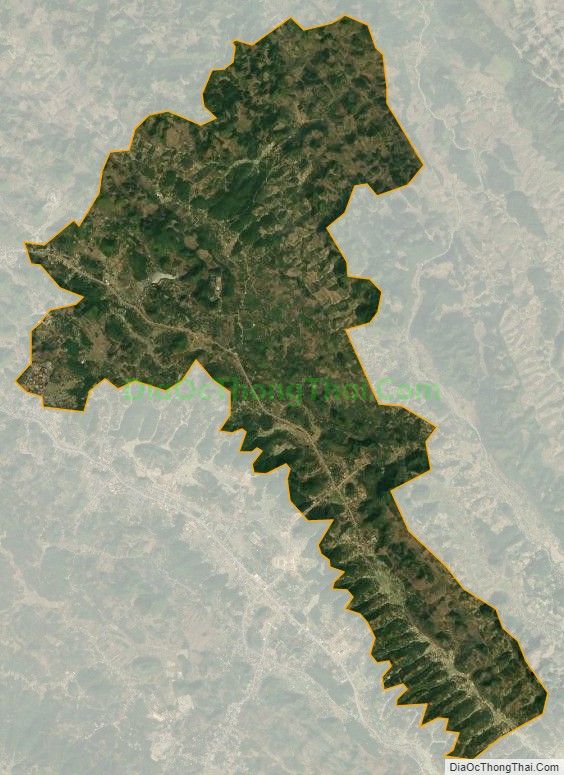 Bản đồ vệ tinh xã Chiềng Ngần, thành phố Sơn La