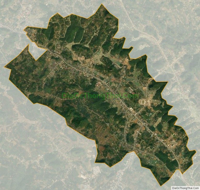 Bản đồ vệ tinh phường Chiềng Sinh, thành phố Sơn La