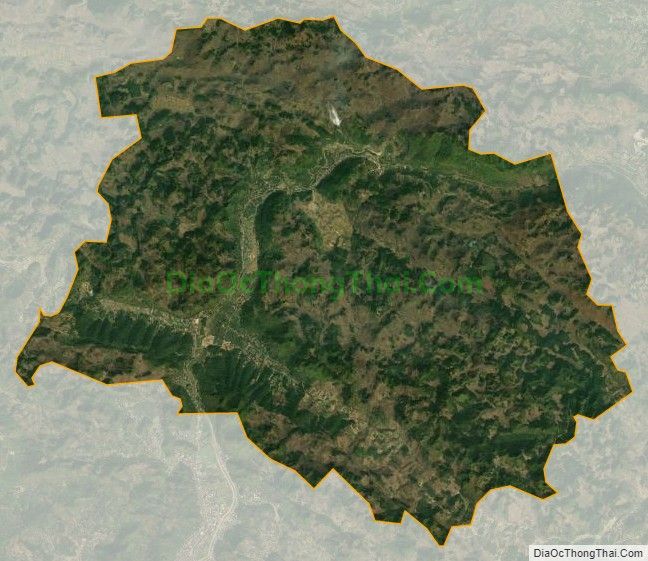 Bản đồ vệ tinh xã Chiềng Xôm, thành phố Sơn La