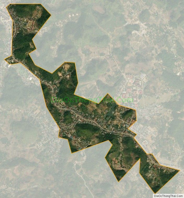 Bản đồ vệ tinh phường Quyết Tâm, thành phố Sơn La