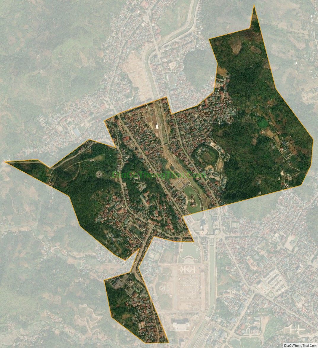Bản đồ vệ tinh phường Tô Hiệu, thành phố Sơn La