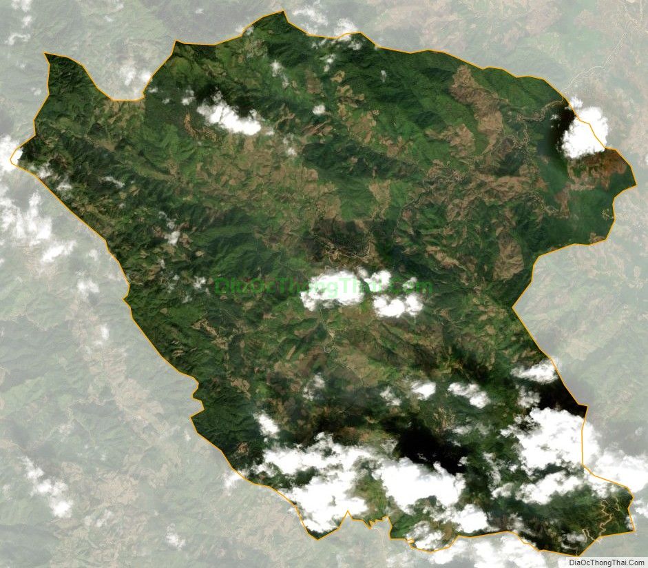 Bản đồ vệ tinh xã Mường Cai, huyện Sông Mã