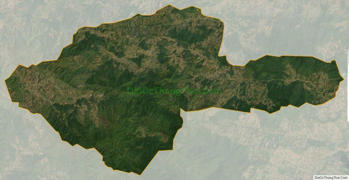Bản đồ vệ tinh xã Nậm Mằn, huyện Sông Mã