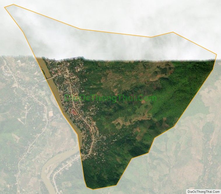 Bản đồ vệ tinh Thị trấn Sông Mã, huyện Sông Mã