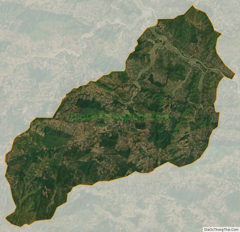 Bản đồ vệ tinh xã Yên Hưng, huyện Sông Mã