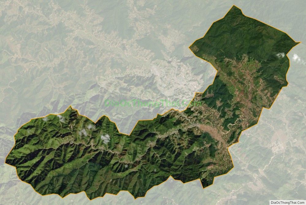 Bản đồ vệ tinh xã Dồm Cang, huyện Sốp Cộp