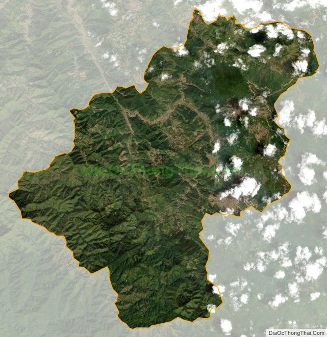 Bản đồ vệ tinh xã Mường Lạn, huyện Sốp Cộp