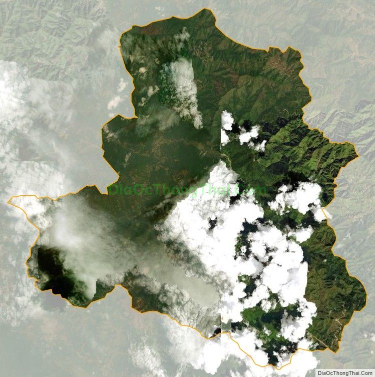 Bản đồ vệ tinh xã Mường Lèo, huyện Sốp Cộp