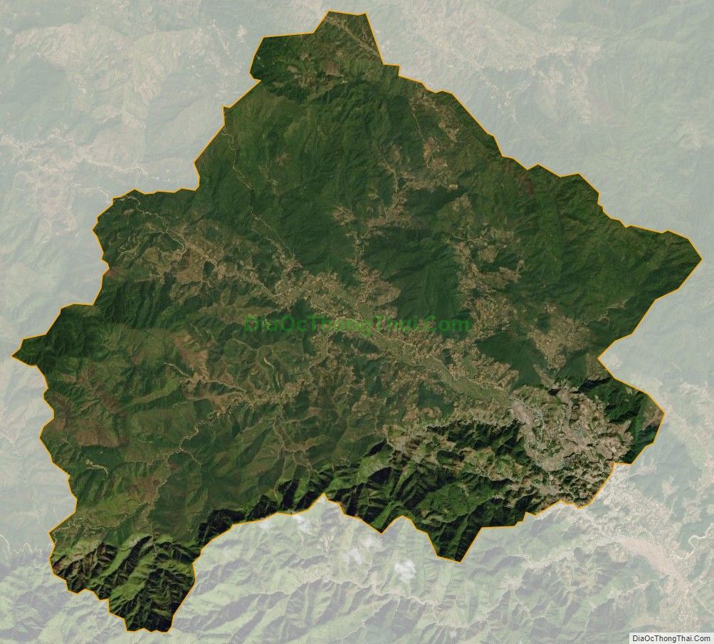 Bản đồ vệ tinh xã Púng Bánh, huyện Sốp Cộp
