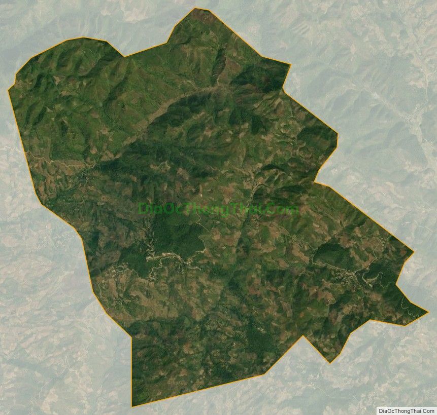 Bản đồ vệ tinh xã Co Tòng, huyện Thuận Châu