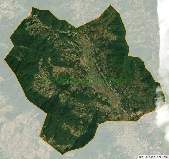Bản đồ vệ tinh xã Phổng Lăng, huyện Thuận Châu