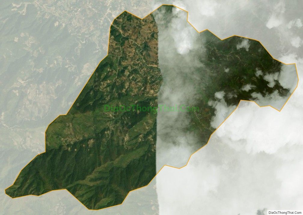 Bản đồ vệ tinh xã Púng Tra, huyện Thuận Châu