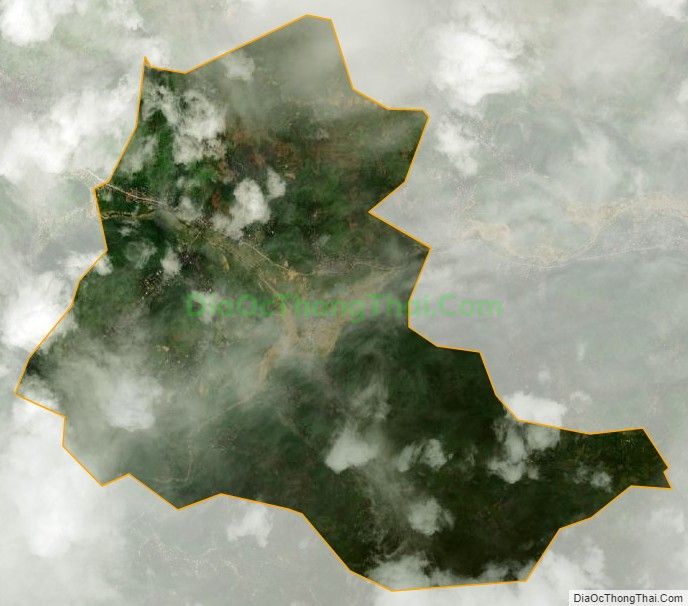 Bản đồ vệ tinh xã Thôm Mòn, huyện Thuận Châu