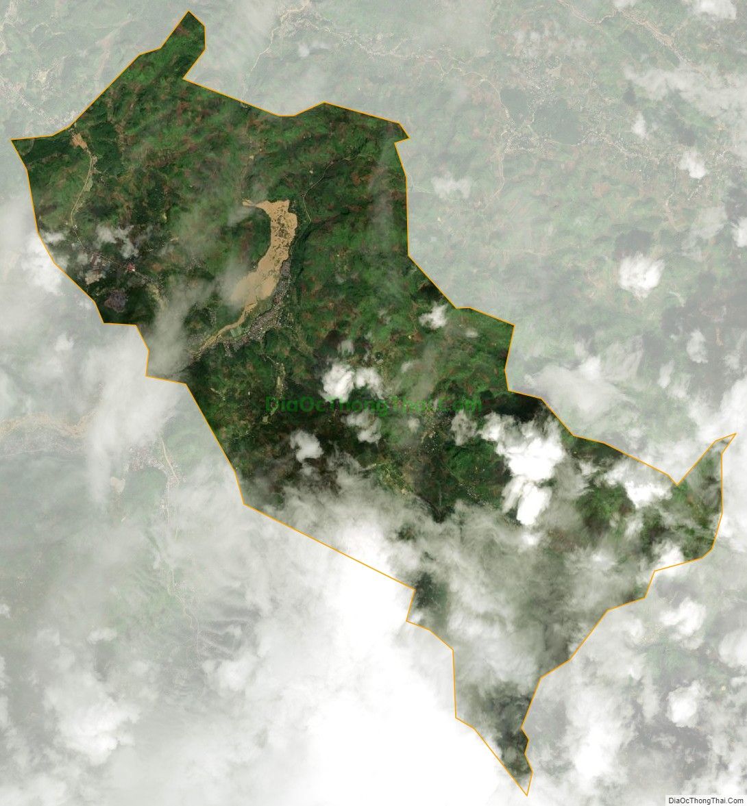 Bản đồ vệ tinh xã Tông Cọ, huyện Thuận Châu