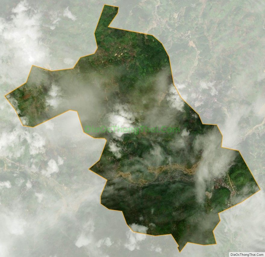 Bản đồ vệ tinh xã Tông Lạnh, huyện Thuận Châu